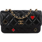 Chanel Quilted Lambskin Coco Casino Single Flap Crossbody Bag