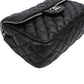 Chanel Noir Quilted Lambskin Palladium Uniform Belt Bag