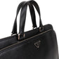 Prada Saffiano Leather Triangle Briefcase Handbag