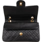 Chanel Quilted Lambskin Small 24K Gold Double Flap Shoulder Bag