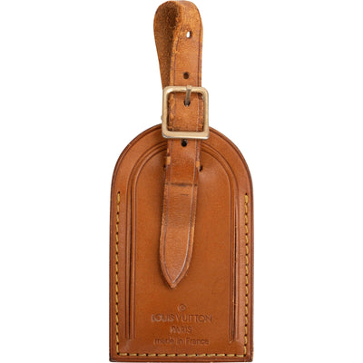 Louis Vuitton Vachetta Leather Luggage Tag