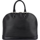 Louis Vuitton Noir Epi Leather Alma GM Handbag
