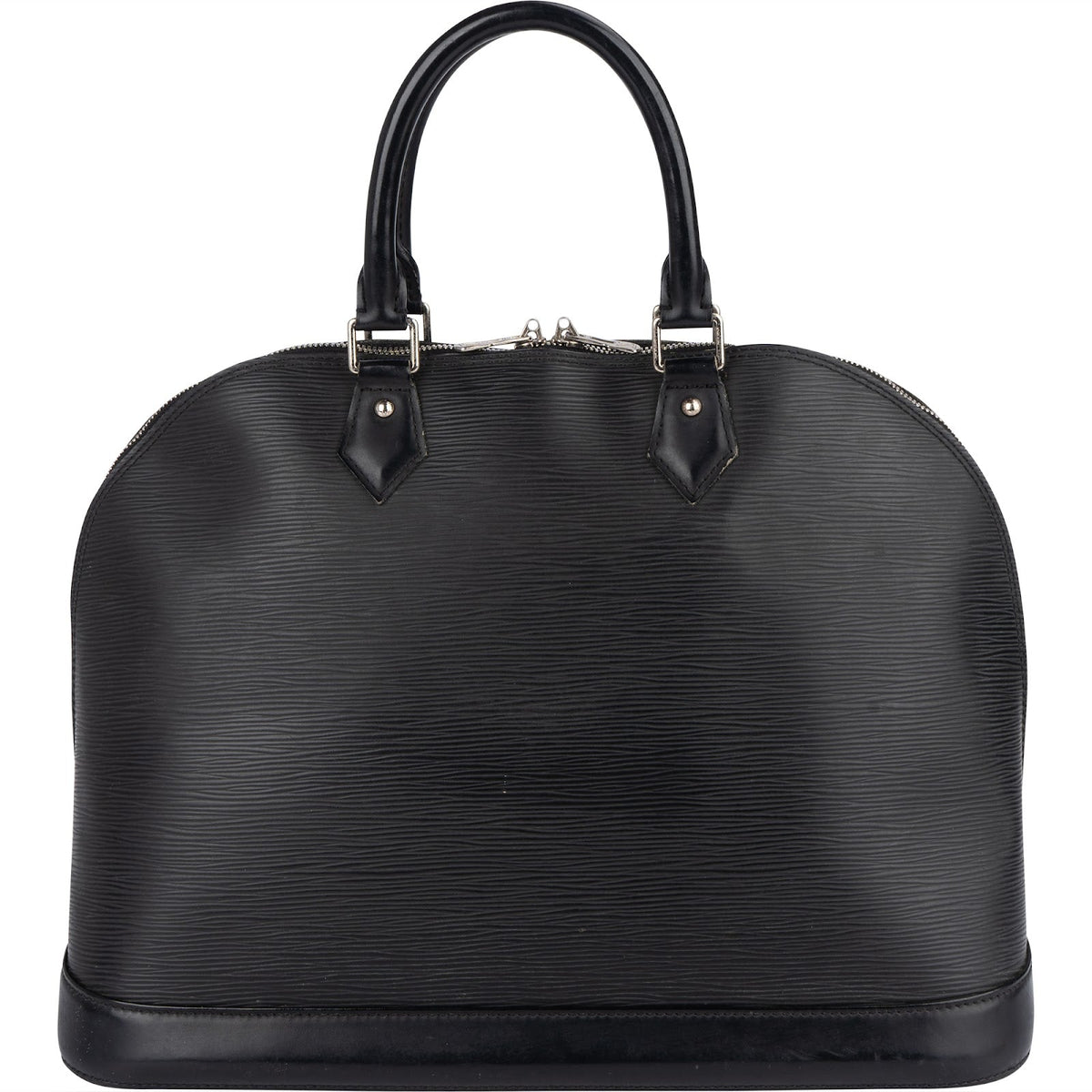 Louis Vuitton Noir Epi Leather Alma GM Handbag