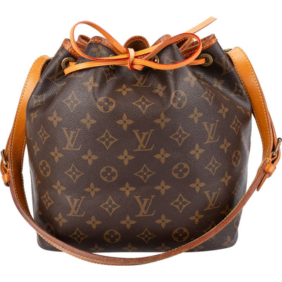 Louis Vuitton Monogram Canvas Sac Noé Petit Shoulder Bag