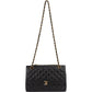 Chanel Quilted Lambskin Bicolor Double Flap Shoulder Bag