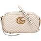 Gucci Chevron Matelassé Leather GG Marmont Medium Camera Crossbody Bag