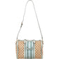 Gucci Monogram GG Canvas Vintage Web Boston Bag Handbag