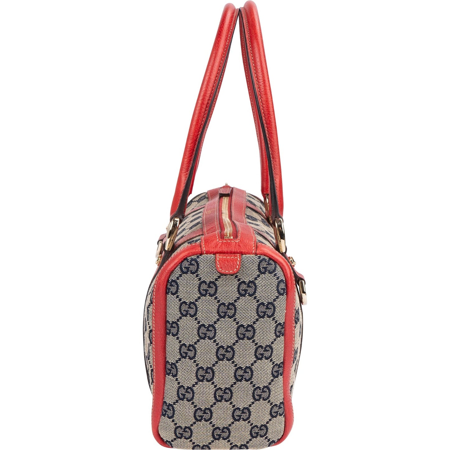 Gucci Monogram GG Canvas Boston Handbag