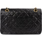 Chanel Quilted Lambskin 24K Gold Medium Double Flap Shoulder Bag