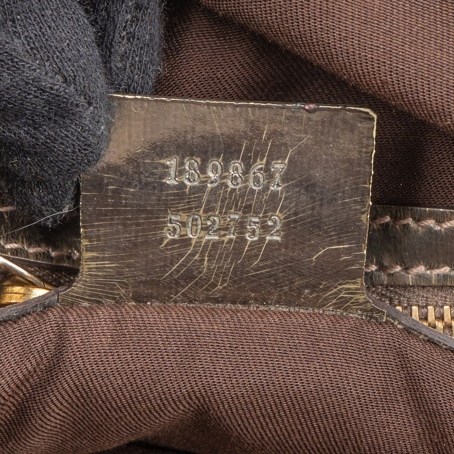 Gucci Monogram GG Bamboo Top Handle Handbag