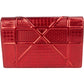 Christian Dior Metallic Perforated Patent Leather Diorama Crossbody Bag