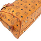 MCM Monogram Visetos Boston Bag Handbag