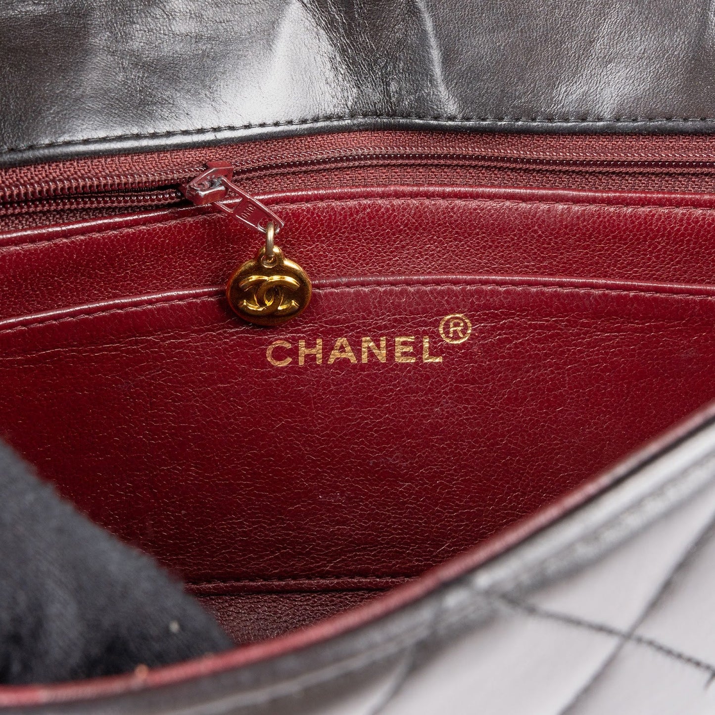 Chanel Quilted Lambskin 24K Gold Diana Single Flap Crossbody Bag