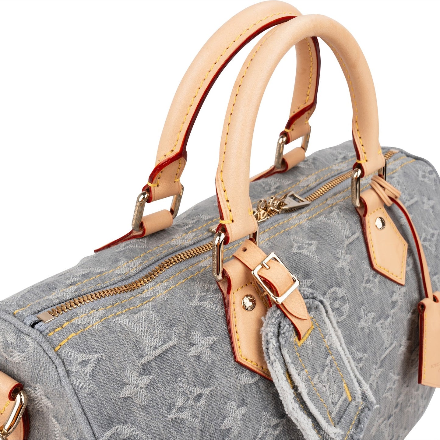 Louis Vuitton Monogram Denim Speedy 30 Bandoulière Handbag