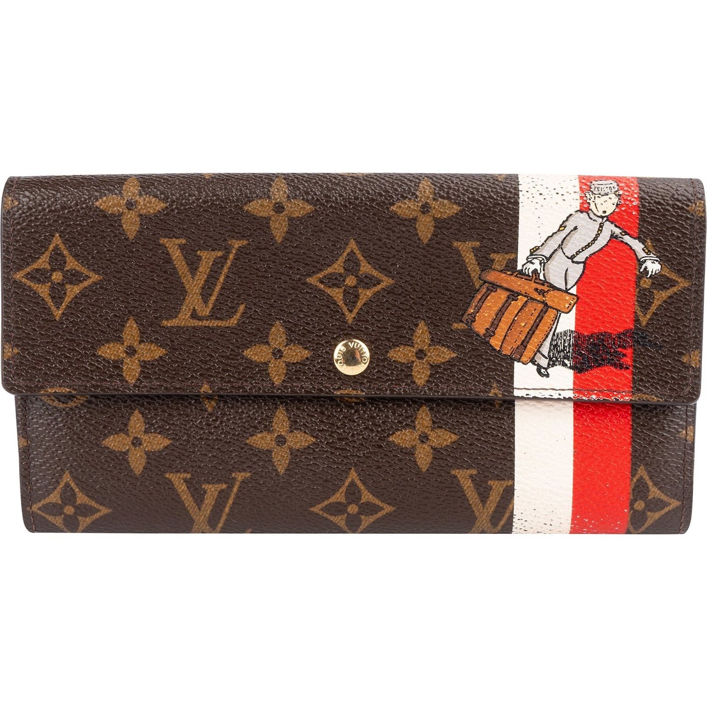 Louis Vuitton Limited Monogram Illustre Groom Sarah Wallet