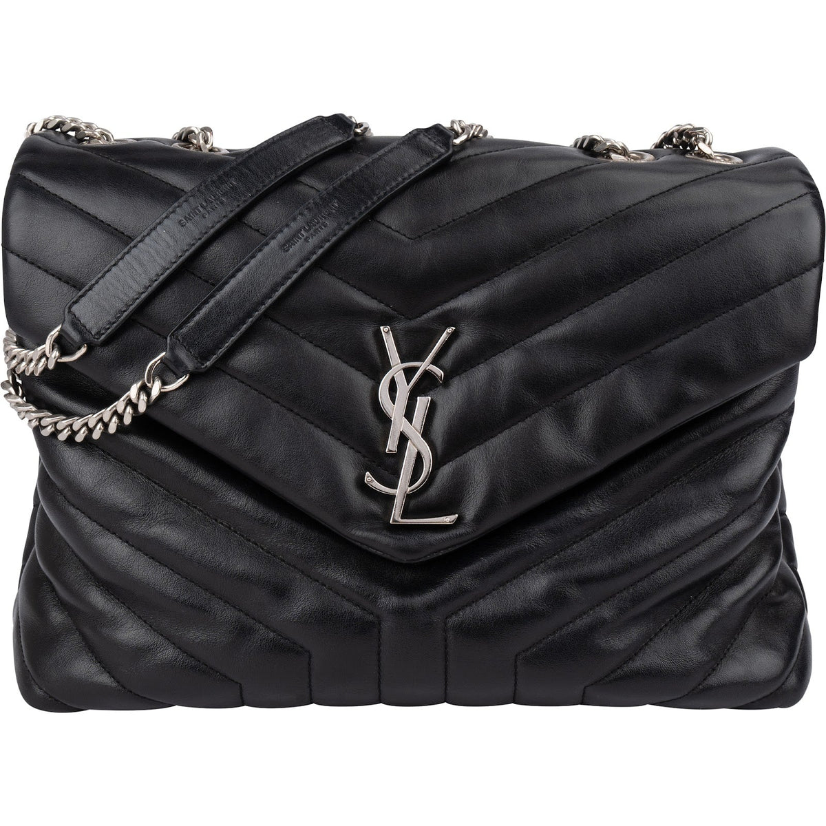 Yves Saint Laurent Quilted Calfskin Loulou Medium Crossbody Bag