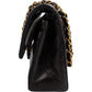 Chanel Quilted Lambskin 24K Gold Small Double Flap Shoulder Bag