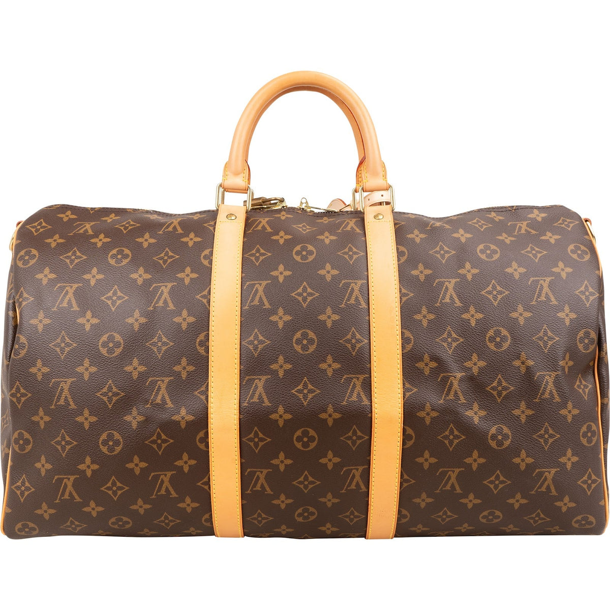 Louis Vuitton Monogram Canvas Keepall 50 Bandoulière Travel Bag