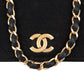 Chanel Quilted Cotton Medium Single Flap Shoulder Bag
