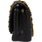 Chanel Quilted Lambskin 24K Gold Diana Single Flap Crossbody Bag