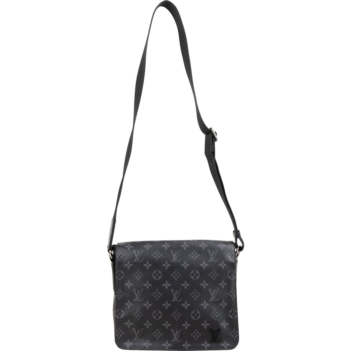 Louis Vuitton Monogram Eclipse Canvas District Messenger PM Crossbody Bag