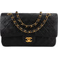 Chanel Quilted Lambskin 24K Gold Medium Double Flap Shoulder Bag