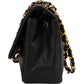 Chanel Quilted Lambskin 24K Gold Single Flap Crossbody Bag