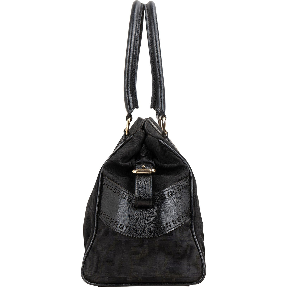 Fendi Monogram FF Zucca Canvas Villa Borghese Handbag