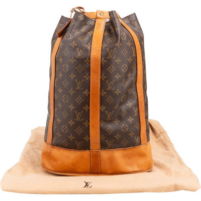 Louis Vuitton Monogram Canvas Randonnee GM Backpack Shoulder Bag