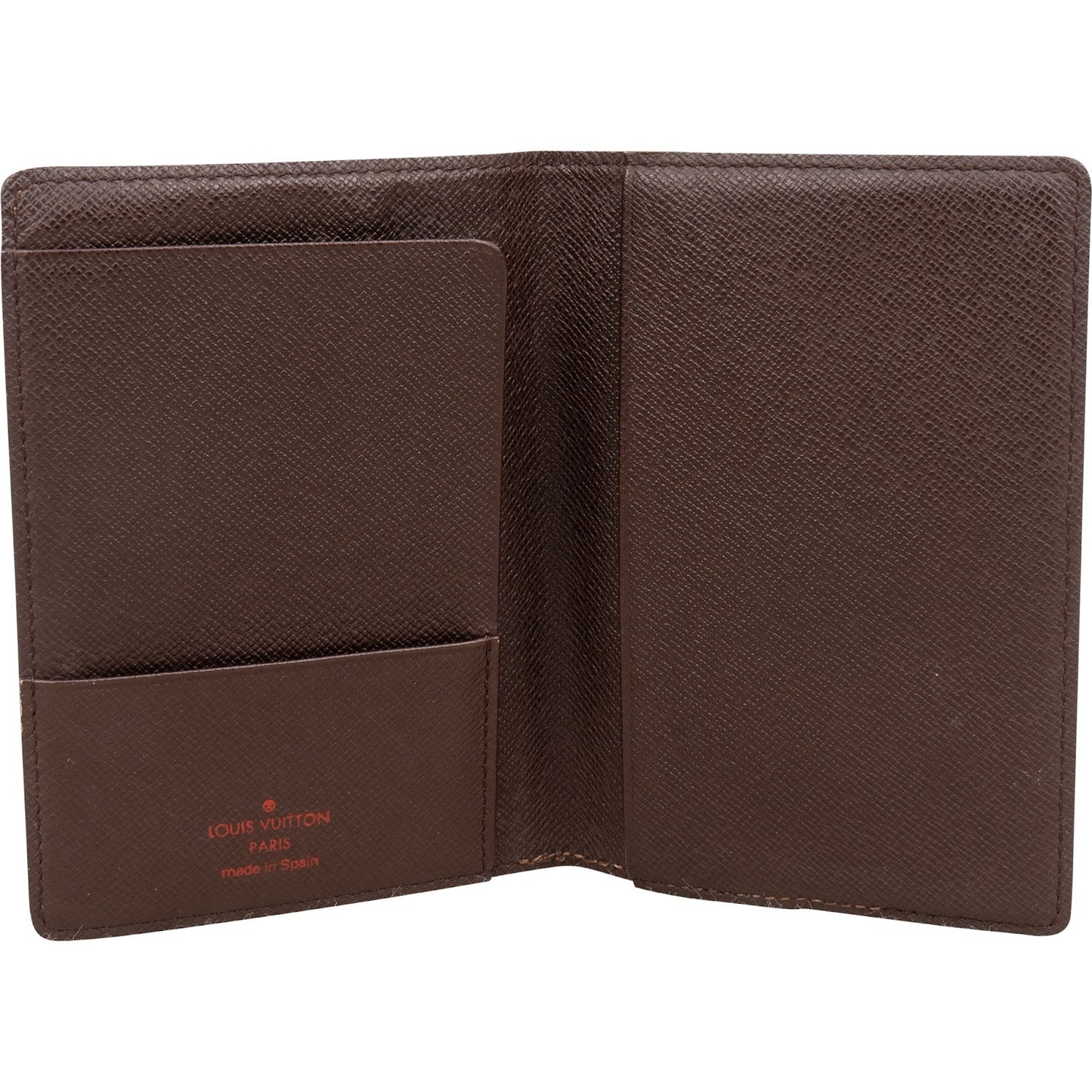 Louis Vuitton Monogram Damier Ebene Passport Cover Card Holder