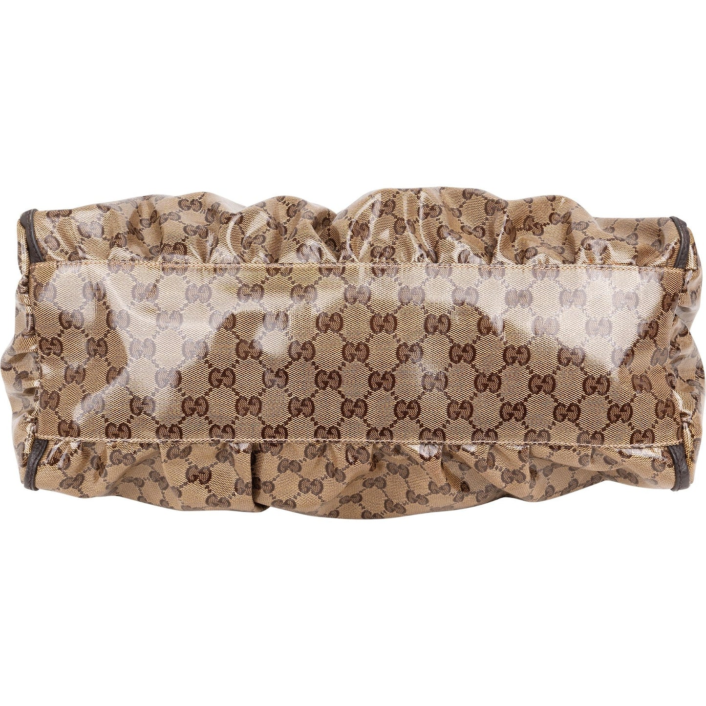 Gucci Monogram GG Crystal Abbey D-Ring Hobo Shoulder Bag