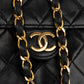 Chanel Quilted Lambskin 24K Gold Single Flap Shoulder Bag