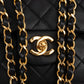 Chanel Quilted Lambskin 24K Gold Small Double Flap Shoulder Bag