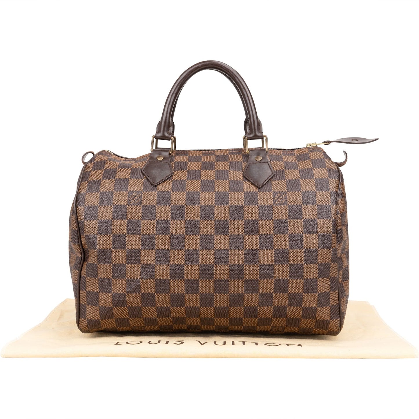 Louis Vuitton Monogram Damier Ebene Speedy 30 Handbag