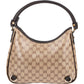 Gucci Monogram Crystal GG Abbey D-Ring Shoulder Bag