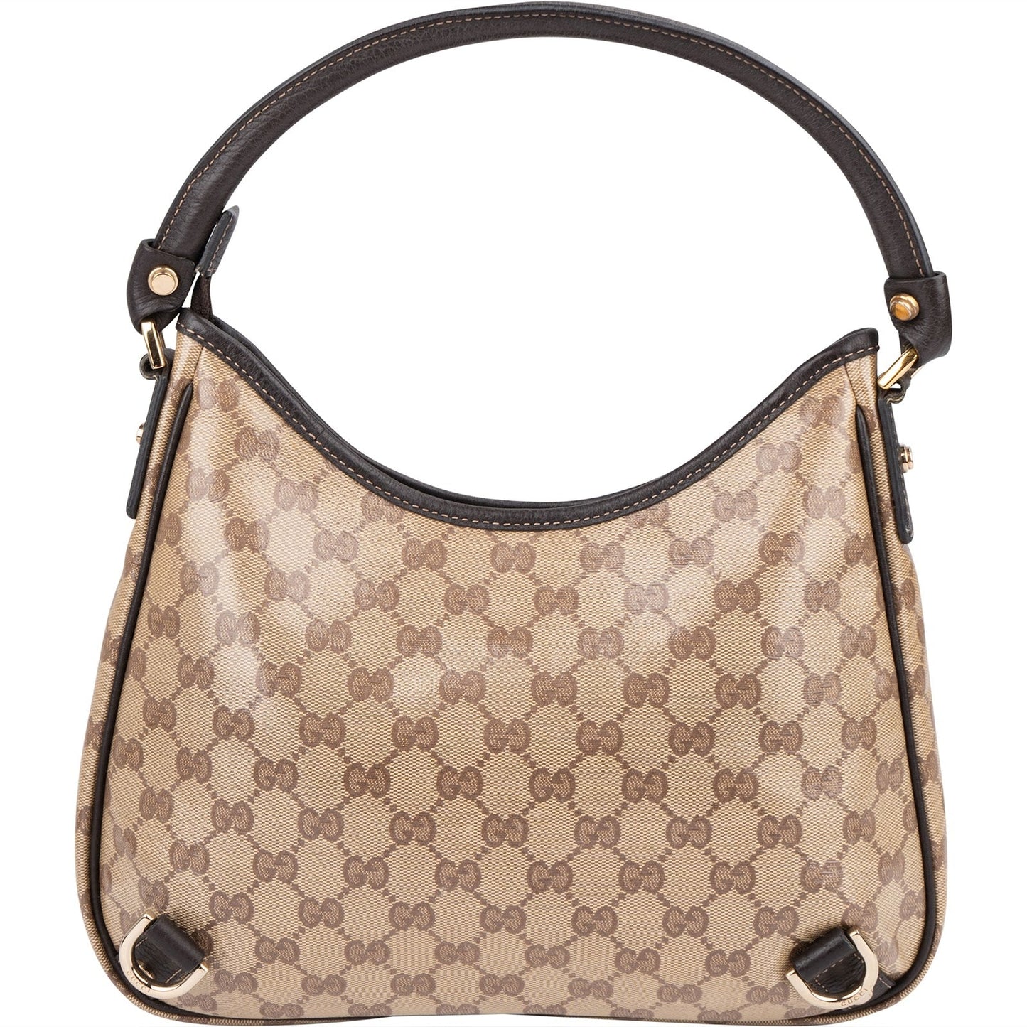 Gucci Monogram Crystal GG Abbey D-Ring Shoulder Bag