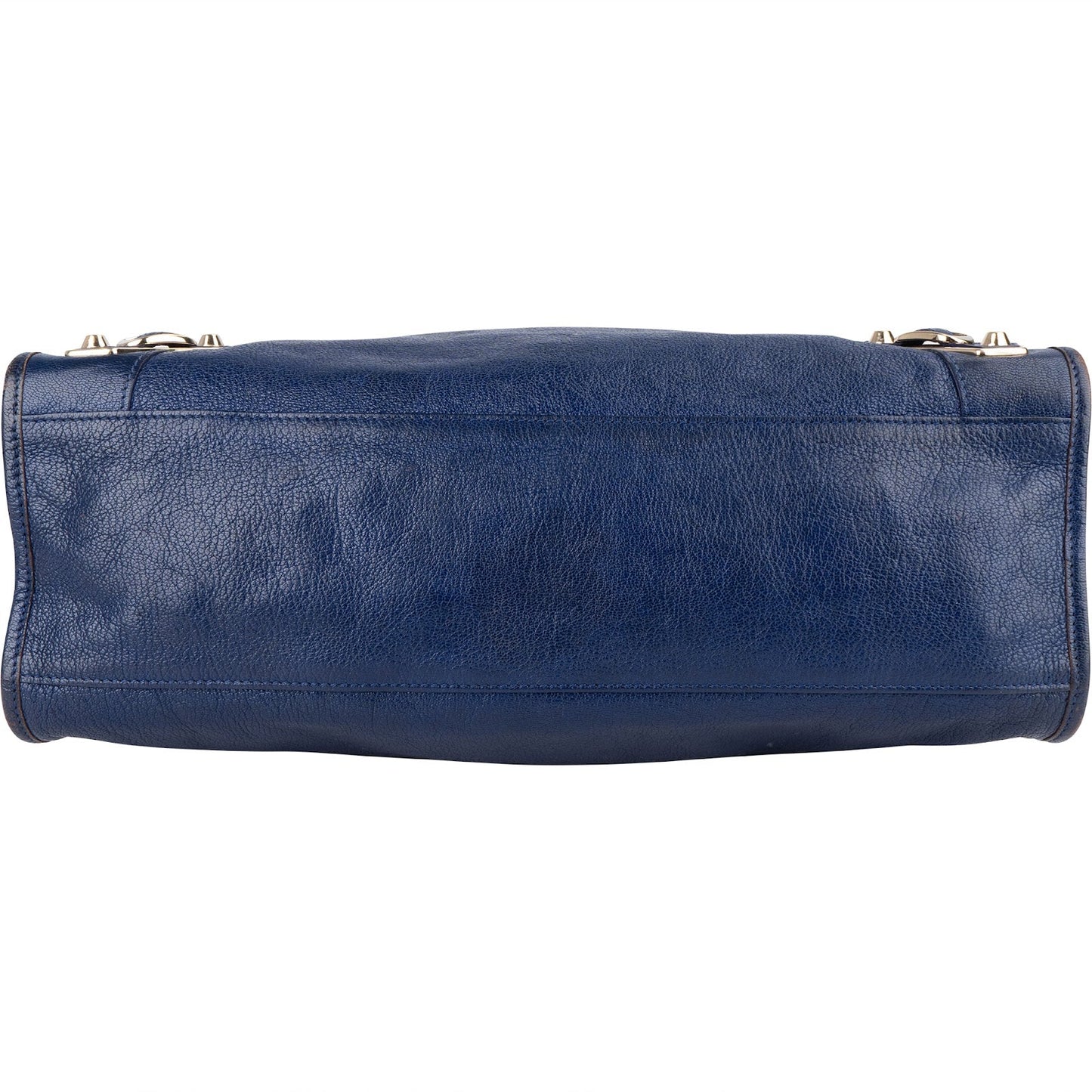 Balenciaga Blue Leather City Handbag