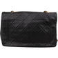 Chanel Quilted Lambskin 24K Gold Single Flap Crossbody Bag