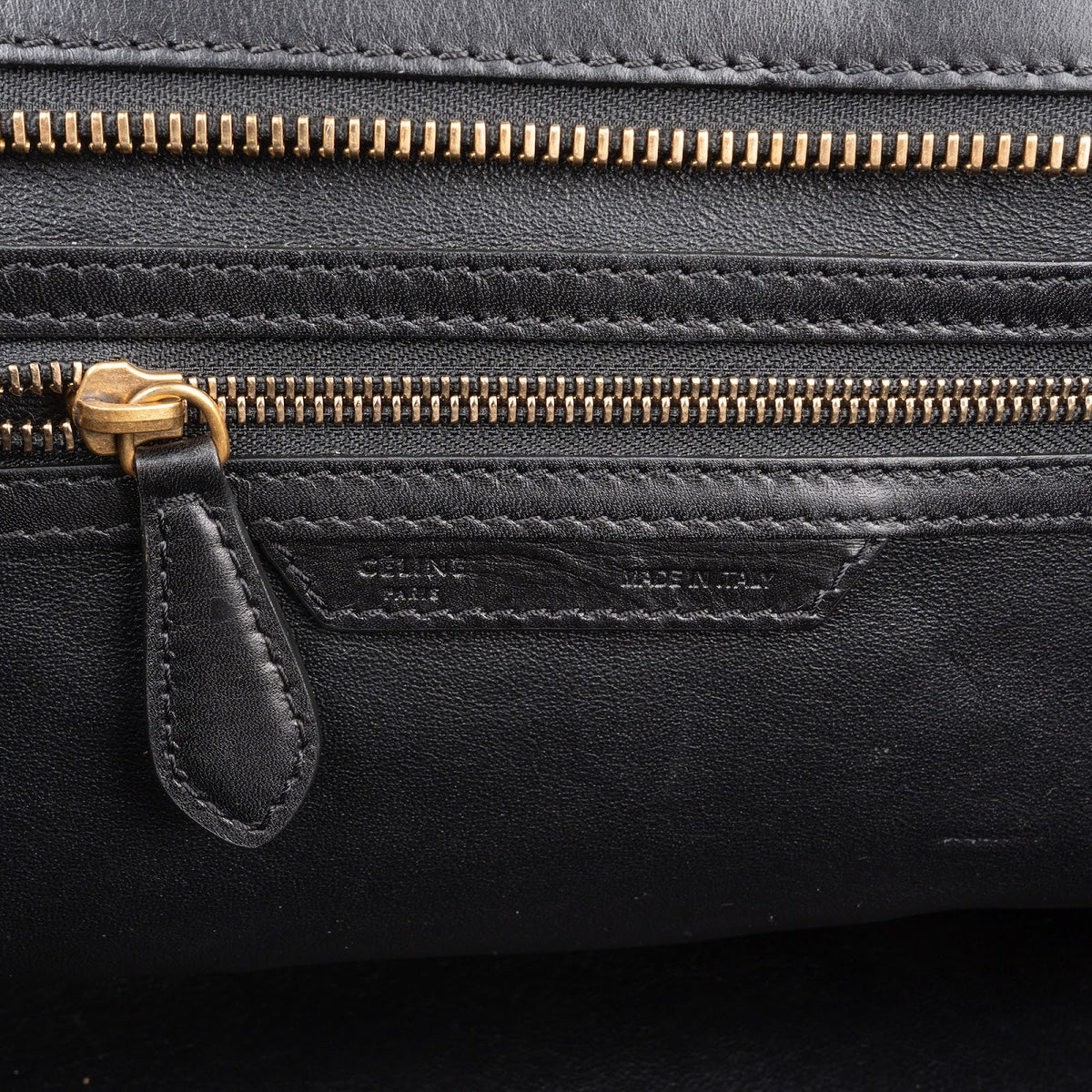 Céline Luggage aus Kalbsfell und Leder – Ansicht 10