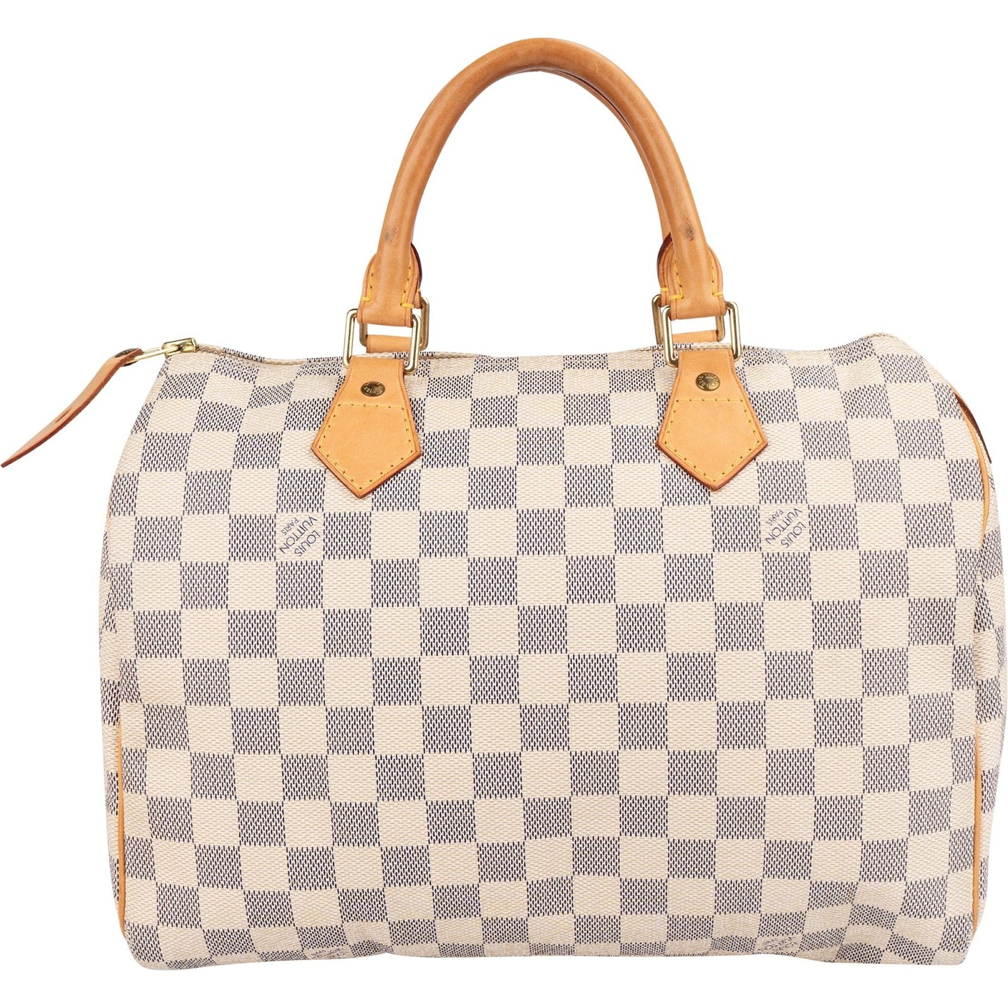 Louis Vuitton Monogram Damier Azur Speedy 30 Handbag