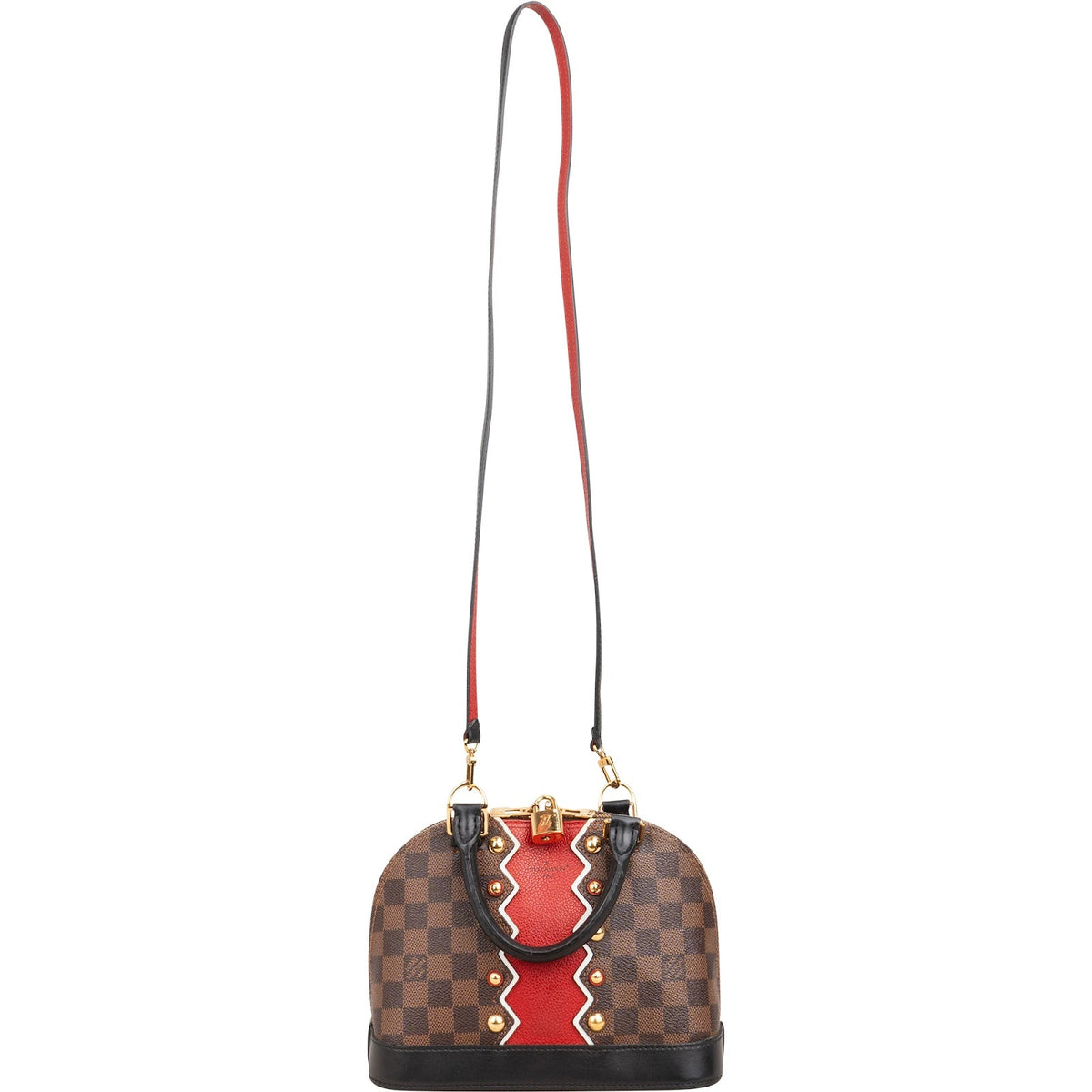 Louis Vuitton Limited Monogram Damier Ebene Karakoram Alma BB Crossbody Bag Handbag