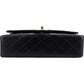 Chanel Quilted Lambskin 24K Gold Medium Double Flap Shoulder Bag