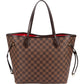 Louis Vuitton Monogram Damier Ebene Neverfull MM Shoulder Bag