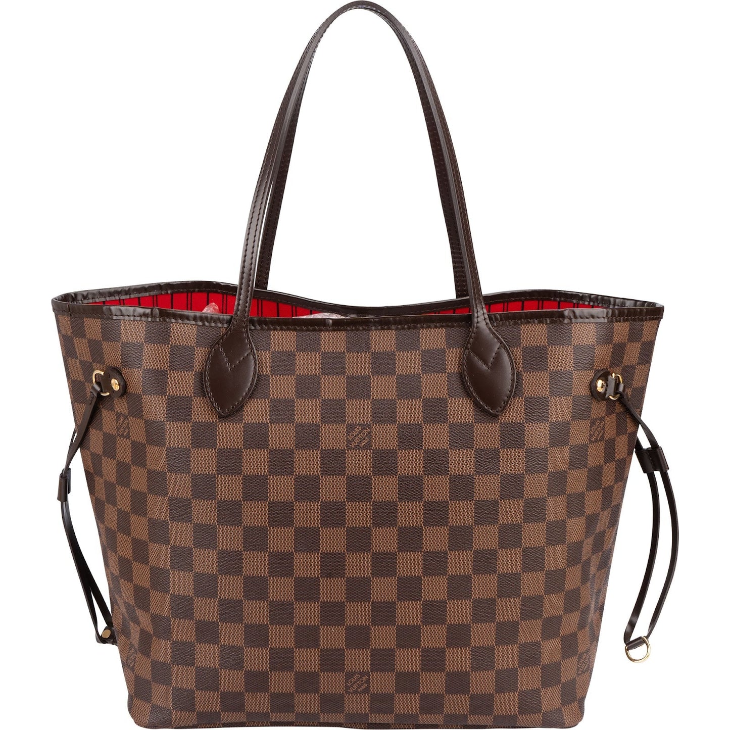 Louis Vuitton Monogram Damier Ebene Neverfull MM Shoulder Bag