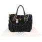 Prada Schwarz Tessuto Gaufre Drawstring Tote, Bild 2 von 13
