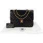Chanel Quilted Lambskin 24K Gold Double Flap Shoulder Bag