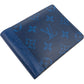 Louis Vuitton Blue Canvas Monogram Multiple Wallet