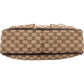 Gucci Monogram GG Abbey D-Ring Double Pocket Tote Shoulder Bag