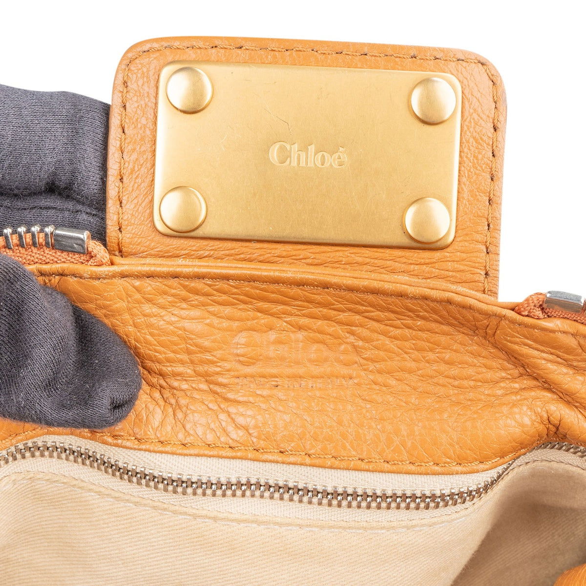 Chloé Brown Leather Paddington Handbag