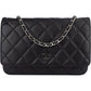 Chanel Quilted Lambskin Wallet On Chain Crossbody Bag